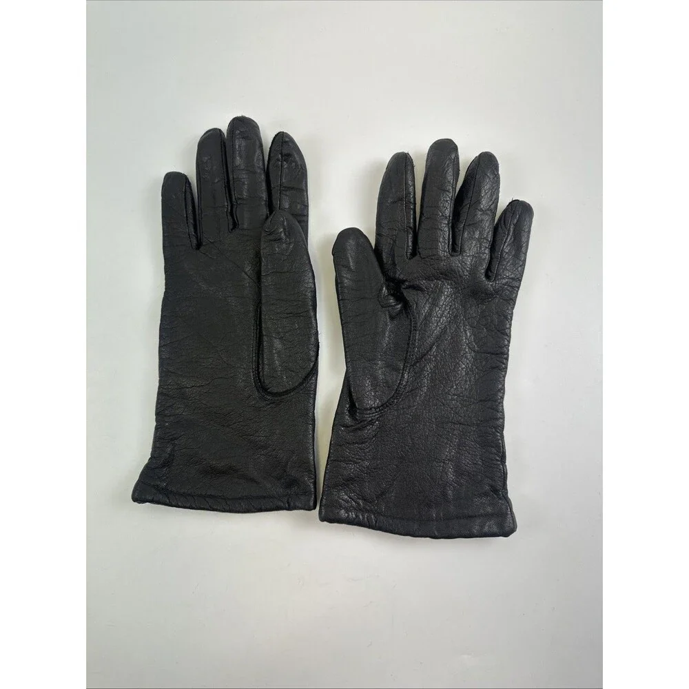 Lane Bryant Leather Gloves Lot of 2 Red And Black Soft Fabric Lined Womens XL
